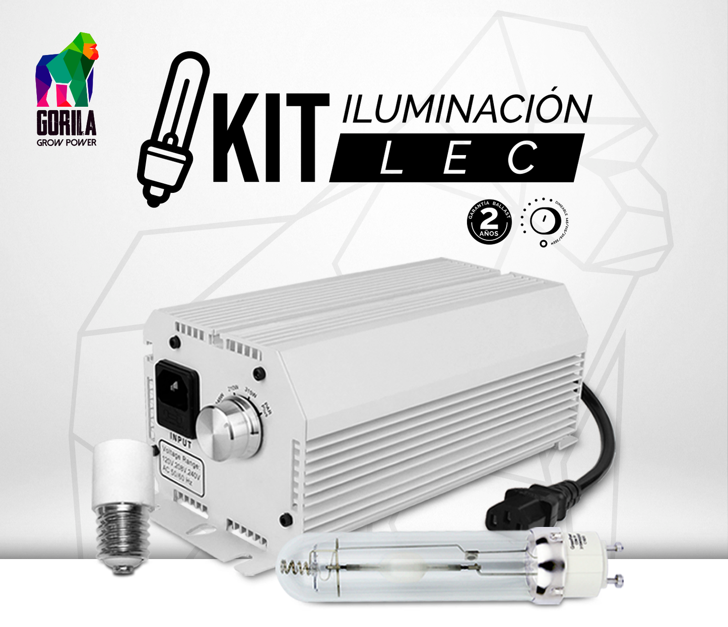 LEC Gorila Dimeable 145W-215W-315W-355W