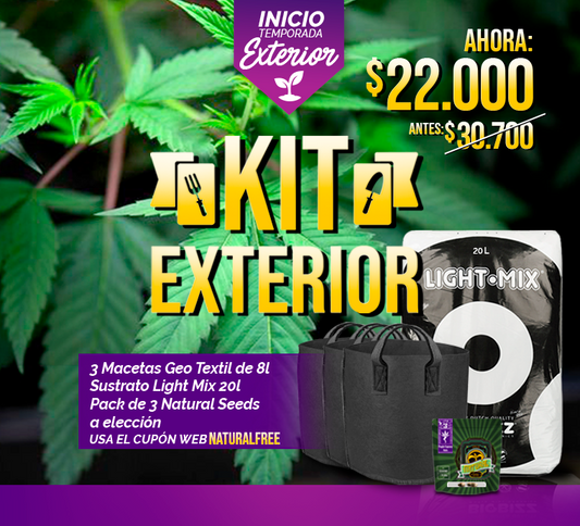 Kit Balcón + 3 semillas Natural Seeds a elección
