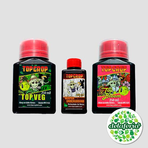 Tripack 250 ml Top Crop - Indoor y Outdoor